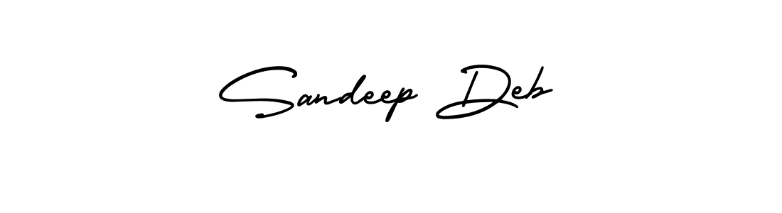 Design your own signature with our free online signature maker. With this signature software, you can create a handwritten (AmerikaSignatureDemo-Regular) signature for name Sandeep Deb. Sandeep Deb signature style 3 images and pictures png