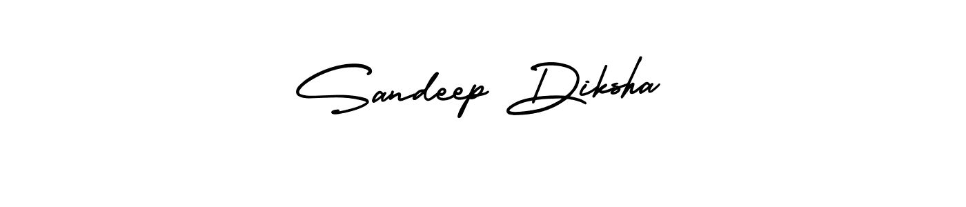 Make a beautiful signature design for name Sandeep Diksha. With this signature (AmerikaSignatureDemo-Regular) style, you can create a handwritten signature for free. Sandeep Diksha signature style 3 images and pictures png
