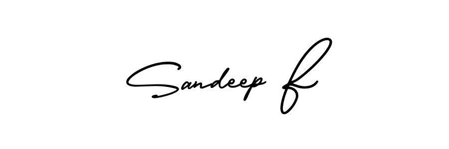 Once you've used our free online signature maker to create your best signature AmerikaSignatureDemo-Regular style, it's time to enjoy all of the benefits that Sandeep F name signing documents. Sandeep F signature style 3 images and pictures png