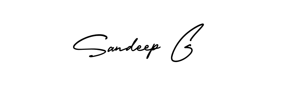 This is the best signature style for the Sandeep G name. Also you like these signature font (AmerikaSignatureDemo-Regular). Mix name signature. Sandeep G signature style 3 images and pictures png