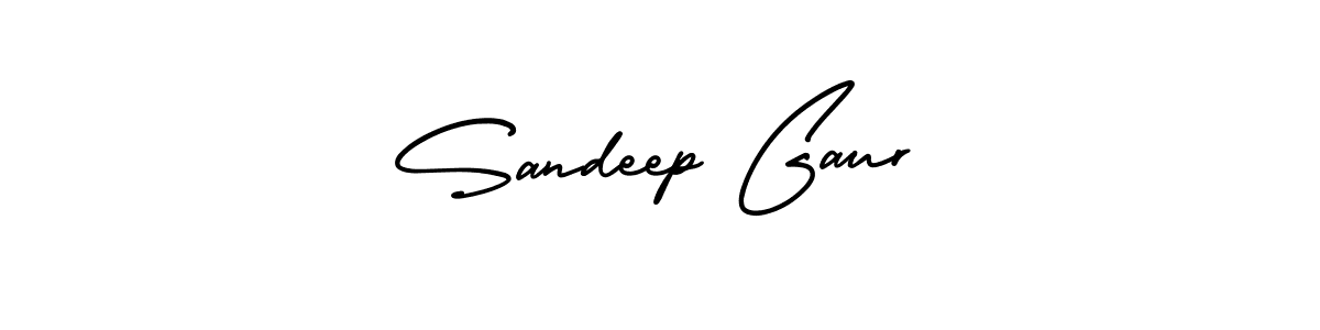 AmerikaSignatureDemo-Regular is a professional signature style that is perfect for those who want to add a touch of class to their signature. It is also a great choice for those who want to make their signature more unique. Get Sandeep Gaur name to fancy signature for free. Sandeep Gaur signature style 3 images and pictures png