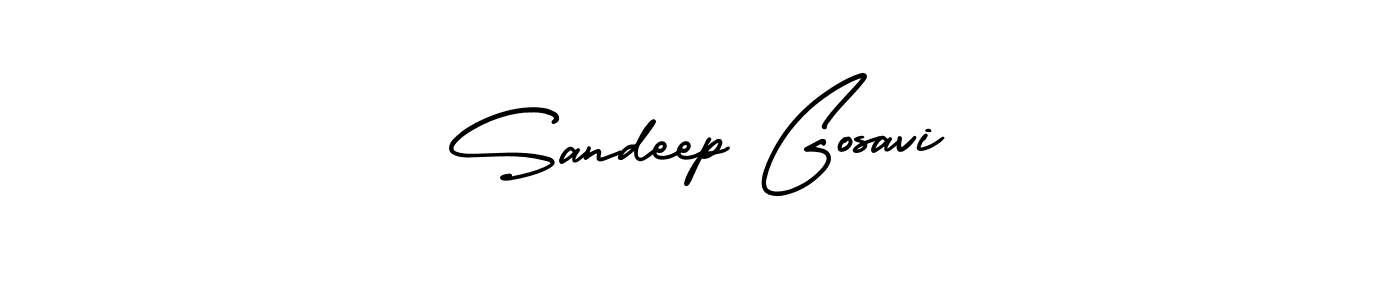 How to Draw Sandeep Gosavi signature style? AmerikaSignatureDemo-Regular is a latest design signature styles for name Sandeep Gosavi. Sandeep Gosavi signature style 3 images and pictures png