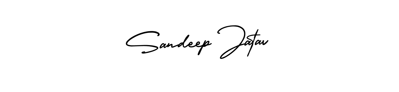 if you are searching for the best signature style for your name Sandeep Jatav. so please give up your signature search. here we have designed multiple signature styles  using AmerikaSignatureDemo-Regular. Sandeep Jatav signature style 3 images and pictures png