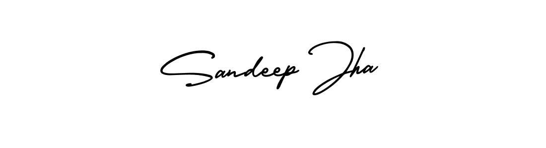 This is the best signature style for the Sandeep Jha name. Also you like these signature font (AmerikaSignatureDemo-Regular). Mix name signature. Sandeep Jha signature style 3 images and pictures png