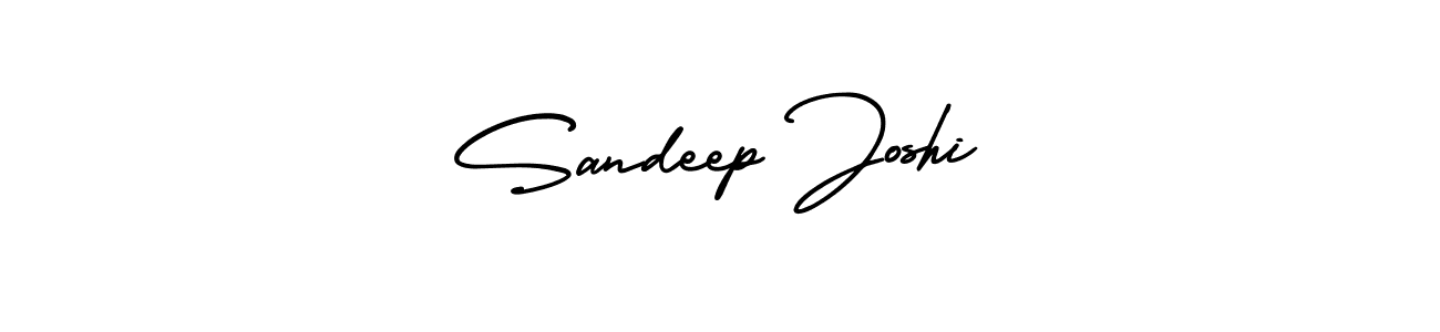 You should practise on your own different ways (AmerikaSignatureDemo-Regular) to write your name (Sandeep Joshi) in signature. don't let someone else do it for you. Sandeep Joshi signature style 3 images and pictures png