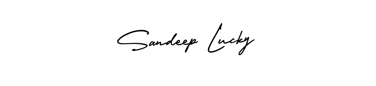 Once you've used our free online signature maker to create your best signature AmerikaSignatureDemo-Regular style, it's time to enjoy all of the benefits that Sandeep Lucky name signing documents. Sandeep Lucky signature style 3 images and pictures png