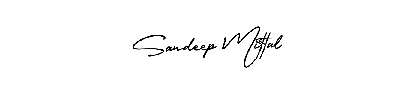 How to make Sandeep Mittal name signature. Use AmerikaSignatureDemo-Regular style for creating short signs online. This is the latest handwritten sign. Sandeep Mittal signature style 3 images and pictures png