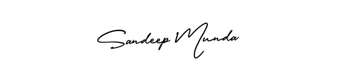 AmerikaSignatureDemo-Regular is a professional signature style that is perfect for those who want to add a touch of class to their signature. It is also a great choice for those who want to make their signature more unique. Get Sandeep Munda name to fancy signature for free. Sandeep Munda signature style 3 images and pictures png