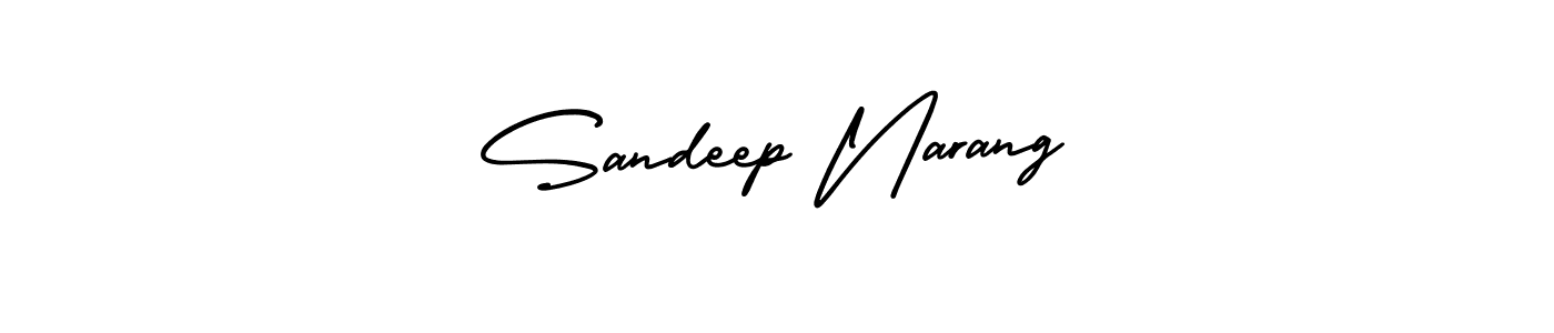 Use a signature maker to create a handwritten signature online. With this signature software, you can design (AmerikaSignatureDemo-Regular) your own signature for name Sandeep Narang. Sandeep Narang signature style 3 images and pictures png