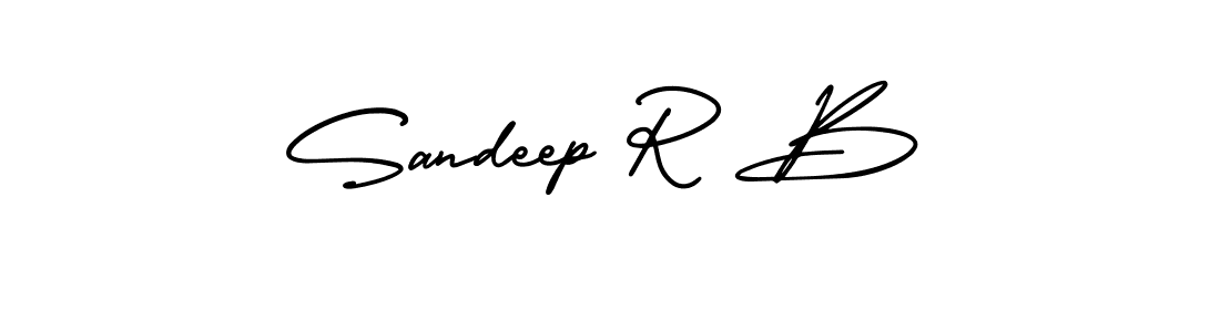 AmerikaSignatureDemo-Regular is a professional signature style that is perfect for those who want to add a touch of class to their signature. It is also a great choice for those who want to make their signature more unique. Get Sandeep R B name to fancy signature for free. Sandeep R B signature style 3 images and pictures png