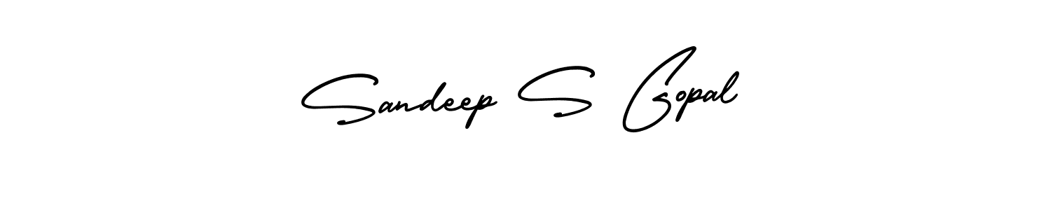 You should practise on your own different ways (AmerikaSignatureDemo-Regular) to write your name (Sandeep S Gopal) in signature. don't let someone else do it for you. Sandeep S Gopal signature style 3 images and pictures png