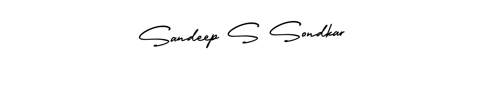 How to Draw Sandeep S Sondkar signature style? AmerikaSignatureDemo-Regular is a latest design signature styles for name Sandeep S Sondkar. Sandeep S Sondkar signature style 3 images and pictures png