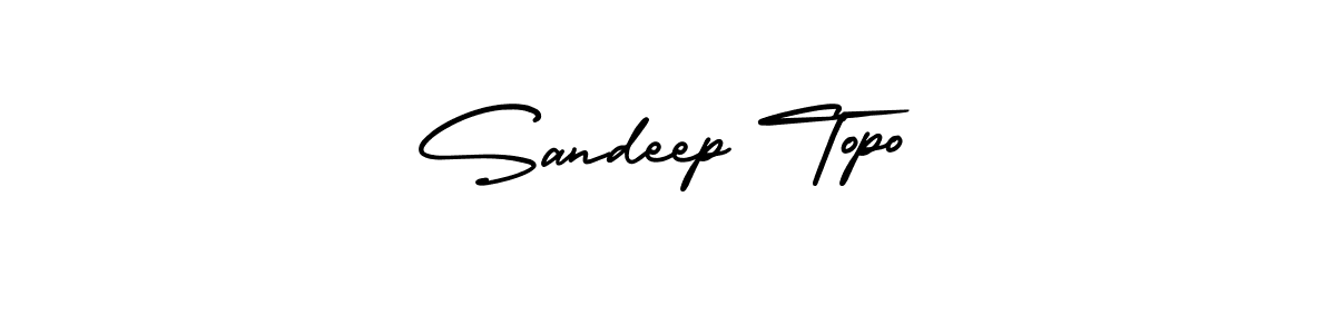 Also we have Sandeep Topo name is the best signature style. Create professional handwritten signature collection using AmerikaSignatureDemo-Regular autograph style. Sandeep Topo signature style 3 images and pictures png