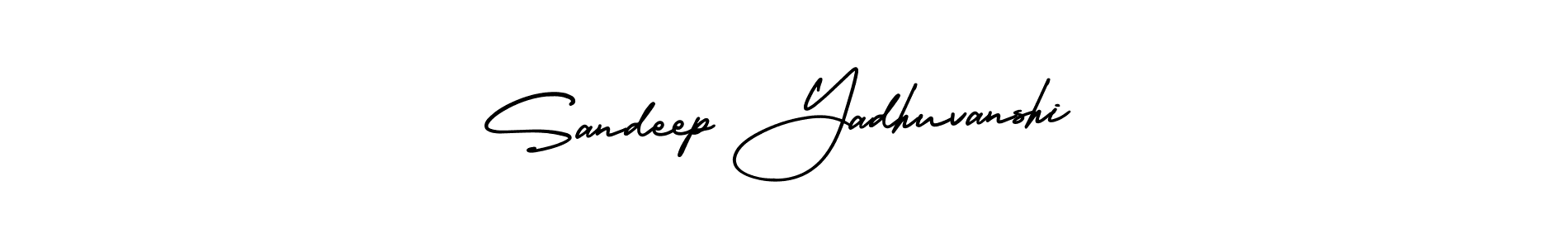 if you are searching for the best signature style for your name Sandeep Yadhuvanshi. so please give up your signature search. here we have designed multiple signature styles  using AmerikaSignatureDemo-Regular. Sandeep Yadhuvanshi signature style 3 images and pictures png