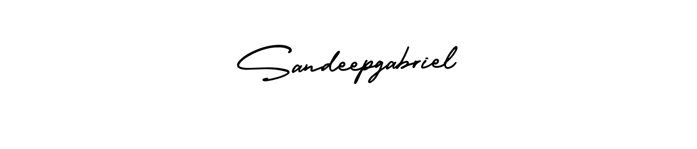 Create a beautiful signature design for name Sandeepgabriel. With this signature (AmerikaSignatureDemo-Regular) fonts, you can make a handwritten signature for free. Sandeepgabriel signature style 3 images and pictures png