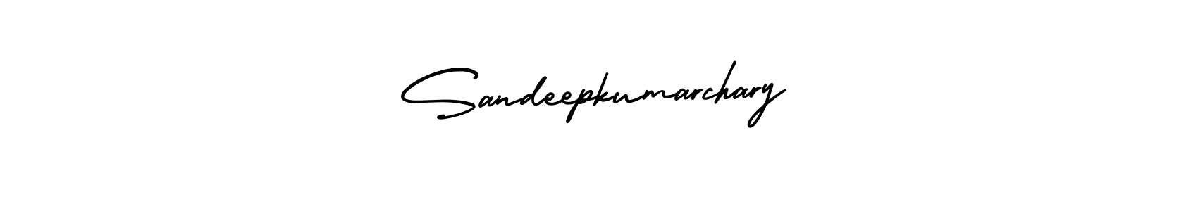 Also You can easily find your signature by using the search form. We will create Sandeepkumarchary name handwritten signature images for you free of cost using AmerikaSignatureDemo-Regular sign style. Sandeepkumarchary signature style 3 images and pictures png
