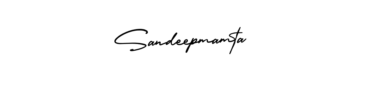 Create a beautiful signature design for name Sandeepmamta. With this signature (AmerikaSignatureDemo-Regular) fonts, you can make a handwritten signature for free. Sandeepmamta signature style 3 images and pictures png