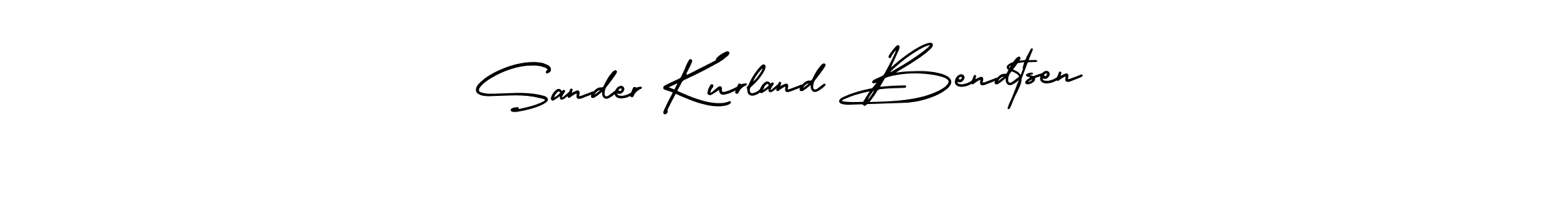 How to make Sander Kurland Bendtsen name signature. Use AmerikaSignatureDemo-Regular style for creating short signs online. This is the latest handwritten sign. Sander Kurland Bendtsen signature style 3 images and pictures png