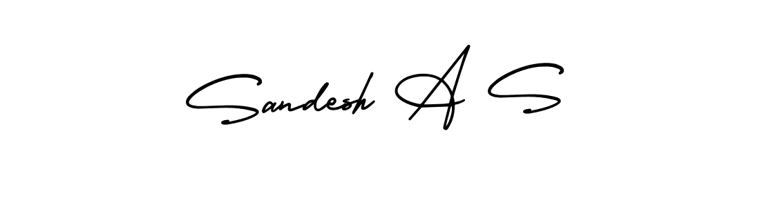 Once you've used our free online signature maker to create your best signature AmerikaSignatureDemo-Regular style, it's time to enjoy all of the benefits that Sandesh A S name signing documents. Sandesh A S signature style 3 images and pictures png