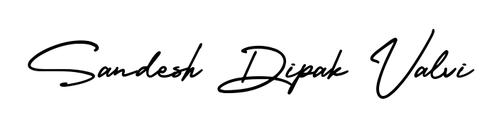Build your personal autograph collection for name Sandesh Dipak Valvi with AmerikaSignatureDemo-Regular design. Browse, select, and save your favorites. Sandesh Dipak Valvi signature style 3 images and pictures png