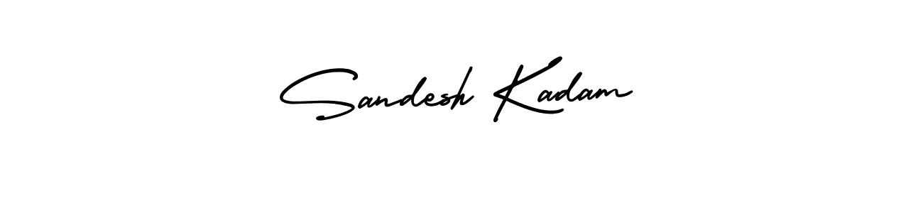 Similarly AmerikaSignatureDemo-Regular is the best handwritten signature design. Signature creator online .You can use it as an online autograph creator for name Sandesh Kadam. Sandesh Kadam signature style 3 images and pictures png