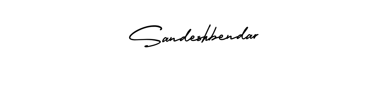 Similarly AmerikaSignatureDemo-Regular is the best handwritten signature design. Signature creator online .You can use it as an online autograph creator for name Sandeshbendar. Sandeshbendar signature style 3 images and pictures png