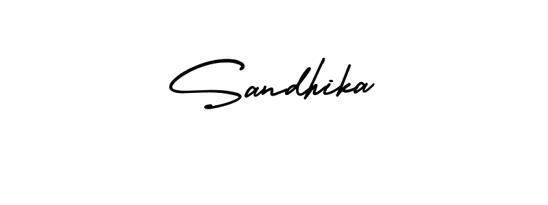 Similarly AmerikaSignatureDemo-Regular is the best handwritten signature design. Signature creator online .You can use it as an online autograph creator for name Sandhika. Sandhika signature style 3 images and pictures png
