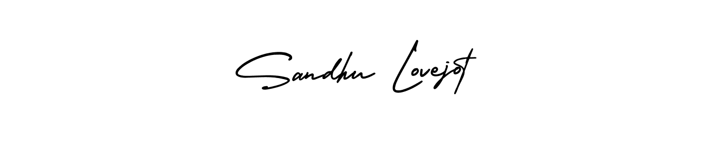 How to make Sandhu Lovejot signature? AmerikaSignatureDemo-Regular is a professional autograph style. Create handwritten signature for Sandhu Lovejot name. Sandhu Lovejot signature style 3 images and pictures png