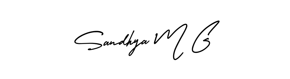 You can use this online signature creator to create a handwritten signature for the name Sandhya M G. This is the best online autograph maker. Sandhya M G signature style 3 images and pictures png