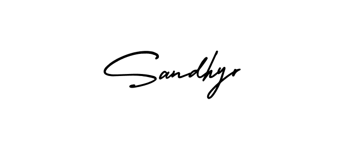 How to Draw Sandhyr signature style? AmerikaSignatureDemo-Regular is a latest design signature styles for name Sandhyr. Sandhyr signature style 3 images and pictures png