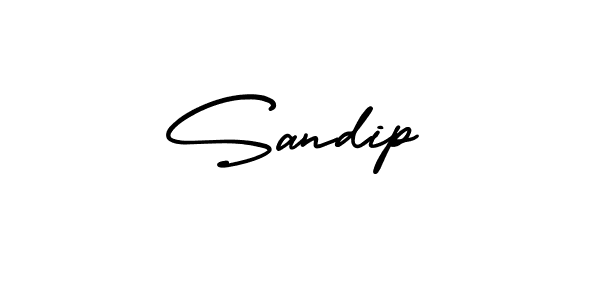 How to make Sandip signature? AmerikaSignatureDemo-Regular is a professional autograph style. Create handwritten signature for Sandip name. Sandip signature style 3 images and pictures png