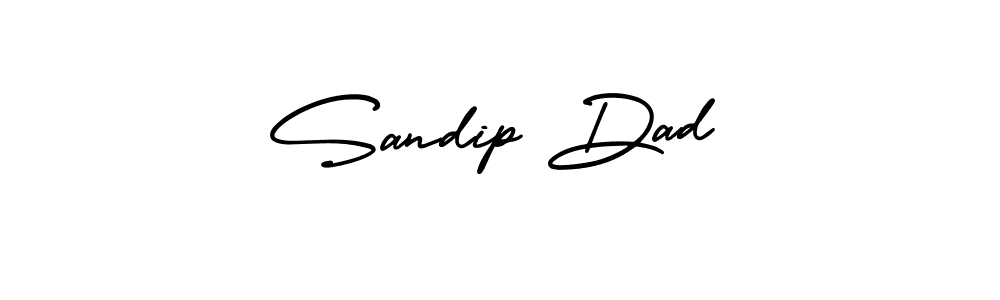 Also You can easily find your signature by using the search form. We will create Sandip Dad name handwritten signature images for you free of cost using AmerikaSignatureDemo-Regular sign style. Sandip Dad signature style 3 images and pictures png