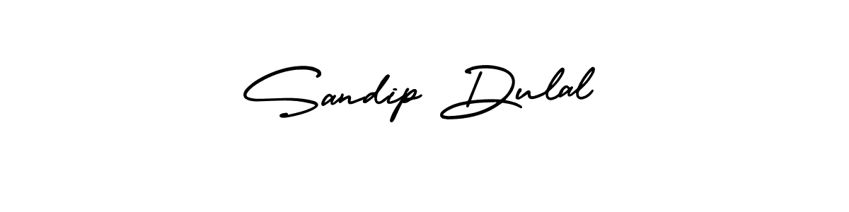 The best way (AmerikaSignatureDemo-Regular) to make a short signature is to pick only two or three words in your name. The name Sandip Dulal include a total of six letters. For converting this name. Sandip Dulal signature style 3 images and pictures png