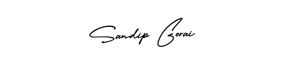 Create a beautiful signature design for name Sandip Gorai. With this signature (AmerikaSignatureDemo-Regular) fonts, you can make a handwritten signature for free. Sandip Gorai signature style 3 images and pictures png
