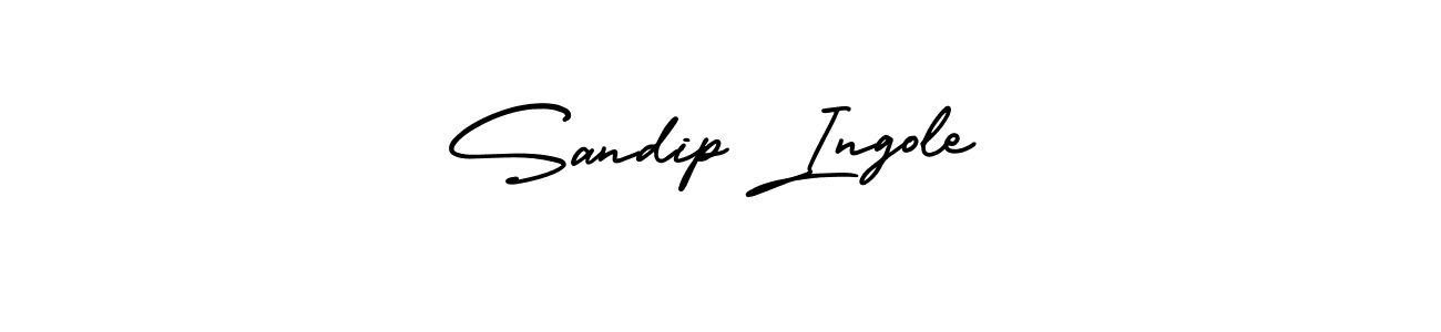 Similarly AmerikaSignatureDemo-Regular is the best handwritten signature design. Signature creator online .You can use it as an online autograph creator for name Sandip Ingole. Sandip Ingole signature style 3 images and pictures png