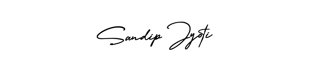 It looks lik you need a new signature style for name Sandip Jyoti. Design unique handwritten (AmerikaSignatureDemo-Regular) signature with our free signature maker in just a few clicks. Sandip Jyoti signature style 3 images and pictures png