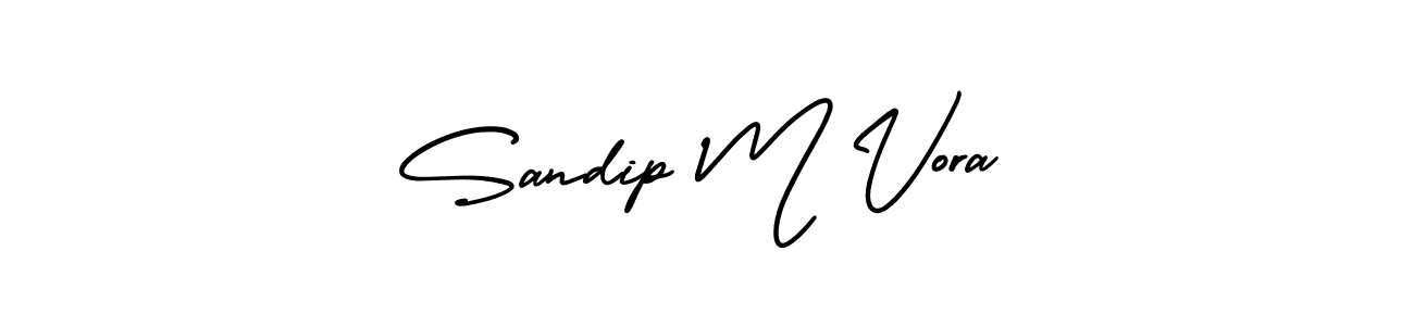 Best and Professional Signature Style for Sandip M Vora. AmerikaSignatureDemo-Regular Best Signature Style Collection. Sandip M Vora signature style 3 images and pictures png