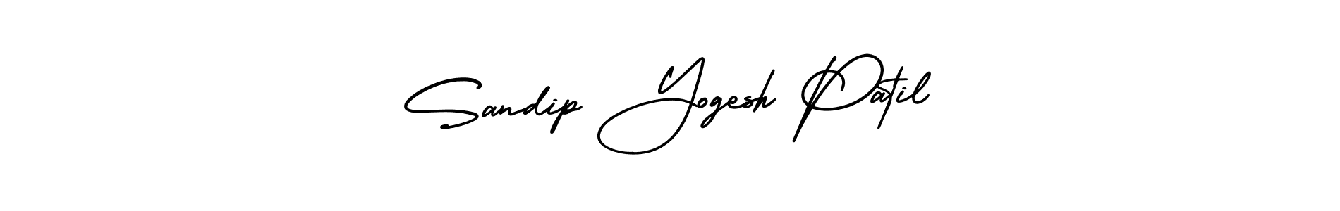 Create a beautiful signature design for name Sandip Yogesh Patil. With this signature (AmerikaSignatureDemo-Regular) fonts, you can make a handwritten signature for free. Sandip Yogesh Patil signature style 3 images and pictures png