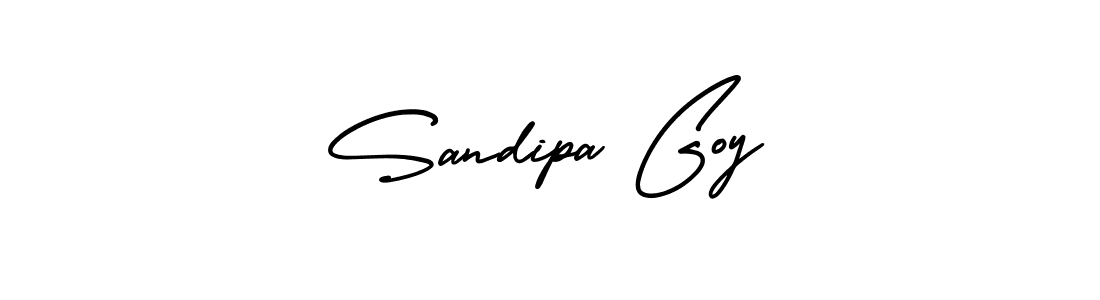 Make a short Sandipa Goy signature style. Manage your documents anywhere anytime using AmerikaSignatureDemo-Regular. Create and add eSignatures, submit forms, share and send files easily. Sandipa Goy signature style 3 images and pictures png