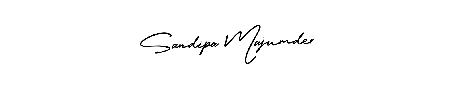Sandipa Majumder stylish signature style. Best Handwritten Sign (AmerikaSignatureDemo-Regular) for my name. Handwritten Signature Collection Ideas for my name Sandipa Majumder. Sandipa Majumder signature style 3 images and pictures png