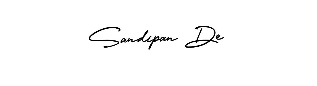 Create a beautiful signature design for name Sandipan De. With this signature (AmerikaSignatureDemo-Regular) fonts, you can make a handwritten signature for free. Sandipan De signature style 3 images and pictures png