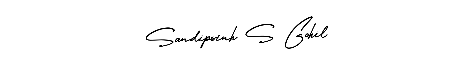You can use this online signature creator to create a handwritten signature for the name Sandipsinh S Gohil. This is the best online autograph maker. Sandipsinh S Gohil signature style 3 images and pictures png