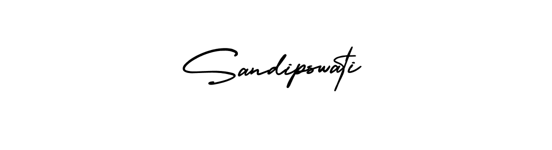 How to make Sandipswati signature? AmerikaSignatureDemo-Regular is a professional autograph style. Create handwritten signature for Sandipswati name. Sandipswati signature style 3 images and pictures png