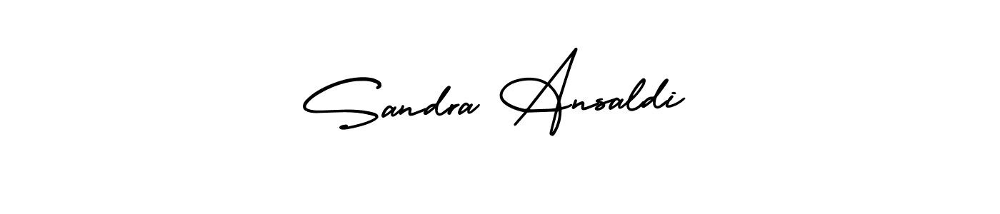 Best and Professional Signature Style for Sandra Ansaldi. AmerikaSignatureDemo-Regular Best Signature Style Collection. Sandra Ansaldi signature style 3 images and pictures png