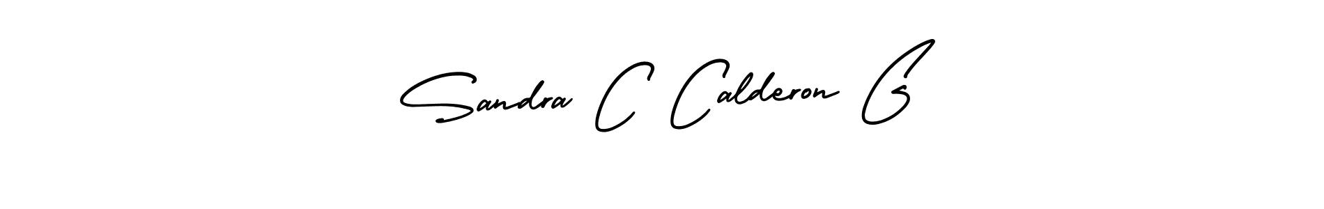 Best and Professional Signature Style for Sandra C Calderon G. AmerikaSignatureDemo-Regular Best Signature Style Collection. Sandra C Calderon G signature style 3 images and pictures png