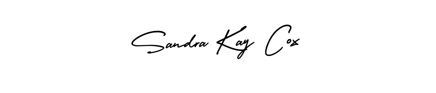 This is the best signature style for the Sandra Kay Cox name. Also you like these signature font (AmerikaSignatureDemo-Regular). Mix name signature. Sandra Kay Cox signature style 3 images and pictures png