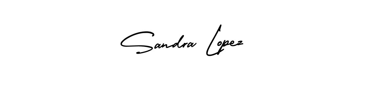 It looks lik you need a new signature style for name Sandra Lopez. Design unique handwritten (AmerikaSignatureDemo-Regular) signature with our free signature maker in just a few clicks. Sandra Lopez signature style 3 images and pictures png