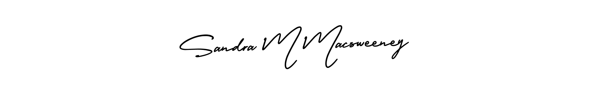 if you are searching for the best signature style for your name Sandra M Macsweeney. so please give up your signature search. here we have designed multiple signature styles  using AmerikaSignatureDemo-Regular. Sandra M Macsweeney signature style 3 images and pictures png