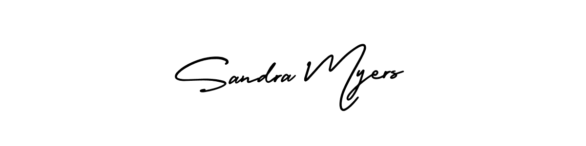 Design your own signature with our free online signature maker. With this signature software, you can create a handwritten (AmerikaSignatureDemo-Regular) signature for name Sandra Myers. Sandra Myers signature style 3 images and pictures png
