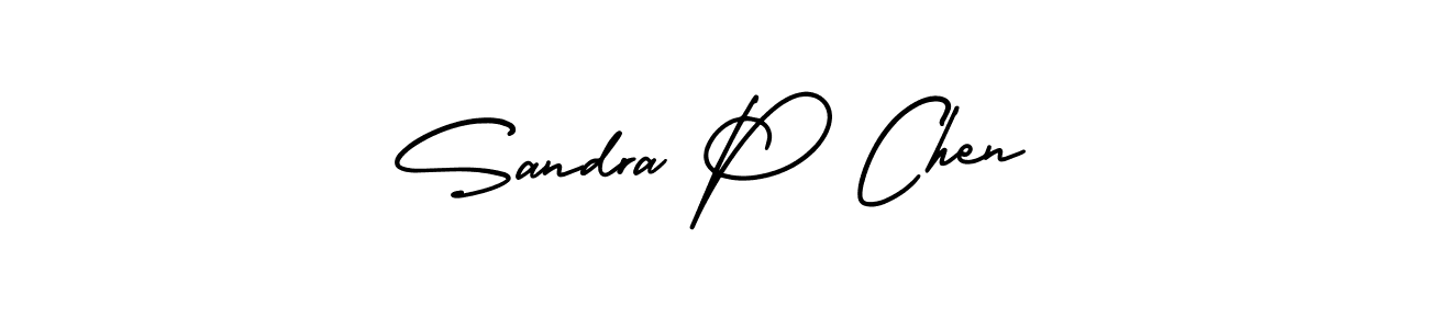 Make a beautiful signature design for name Sandra P Chen. Use this online signature maker to create a handwritten signature for free. Sandra P Chen signature style 3 images and pictures png